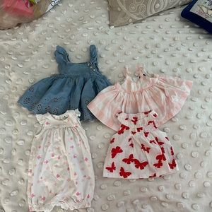 4 piece bundle. Baby Gap and Janie & Jack. Size 3-6 months. Like new.